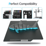 BIQU Panda Build Plate CryoGrip Coating No Clog 256x256mm Spring Steel Double-sided Textured for BambuLab P1 X1 X2D 3D Printer