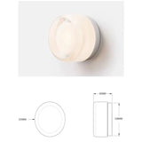Nordic LED Wall Lamp Ceiling Light Acrylic Amber Jelly Grey Fixture Corridor Aisle Wall Sconces Commercial Decoration Lighting
