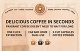 Electric Portable Coffee Machine Capsule Ground Coffee Brewer Suitable for Coffee Powder And Coffee Capsule - Coffee Maker
