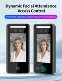 AI-Powered Biometric Fingerprint and Face Recognition 4.3in Turnstile Card Reader for Time Attendance and Access Control