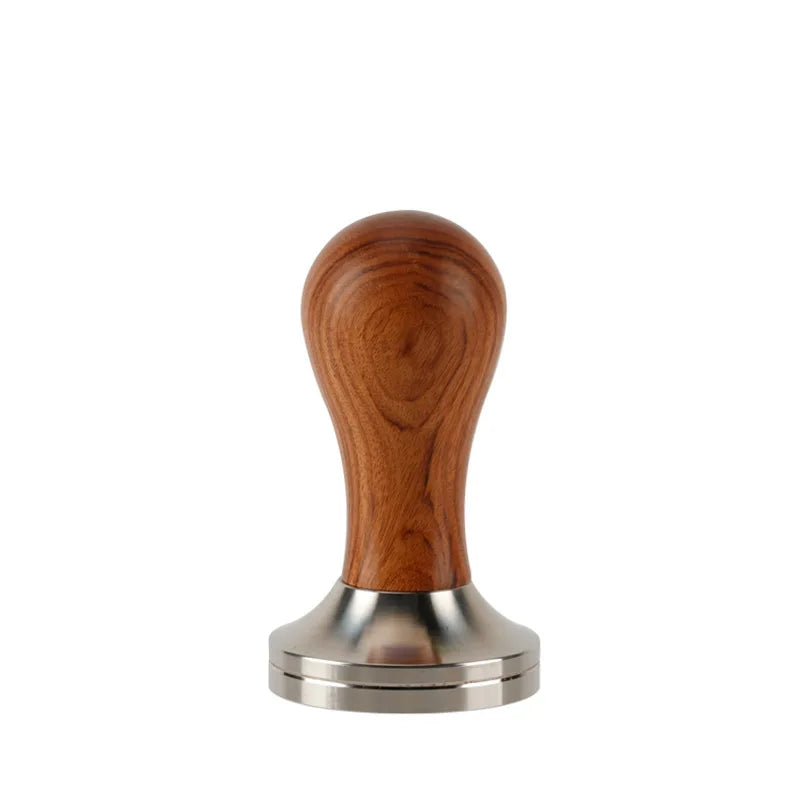 51/54/58mm Espresso Coffee Tamper Solid Wood Handle Stainless Steel for Coffee Espresso Accessories Coffee Barista Tools