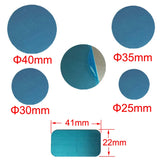 100pcs 10mm 15mm 20mm 25mm 30mm 35mm 40mm Metal Plate disk iron sheet for Magnet Mobile Phone Holder Car Phone Stand holders