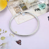 Hot new 925 Sterling Silver Bracelets for women men 4MM snake bone chain Wedding party Gifts high quality Fashion Jewelry Fine