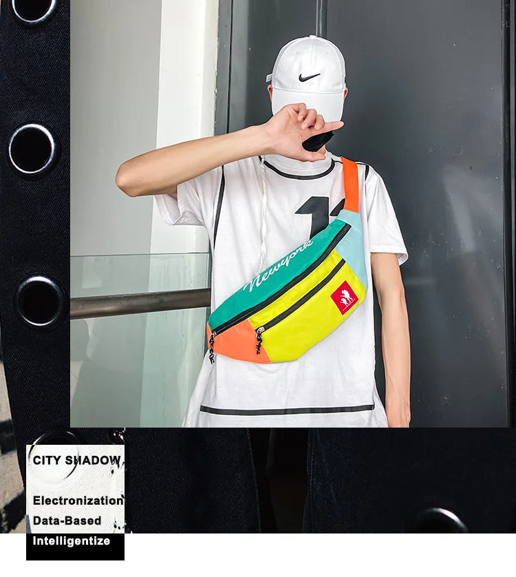 Unisex Waist Bag Fanny Pack Fashion Bags For The Belt Multifunction Chest Bag Banana Packs Hip Hop Bum Package Crossbody Pack