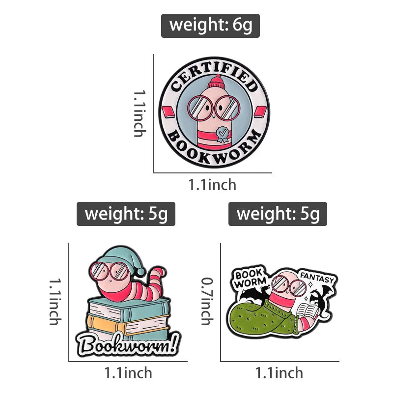 2-6pcs/set Hobby Collection Enamel Pins Reading Book Iced Coffee Knit Brooch Hiking Badges Music Korean Girls Band Jewelry