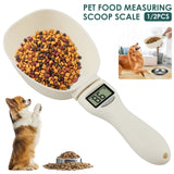 Pet Food Measuring Scoop with LED Display Feeding Spoon Kitchen Scale Portable Daily Meals Pet Dog Food Gadgets for Kitchen
