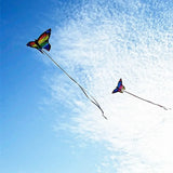 1.45m Colorful Butterfly Kite for Kids Easy to Fly Steering Flying Kites with Long Tail Outdoor Toys Perfect for Family Fun