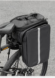 WEST BIKING Cycling Trunk Bag Large Capacity Bicycle Pannier Multifunctional Reflective Bike Bag Travel Bag MTB Bike Accessories