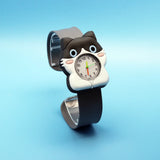 New Fashion Cartoon Animal Flash Light Girl Watches Kids Bracelet Silicone Strap Children Watch Clock Reloj Digital Wristwatches