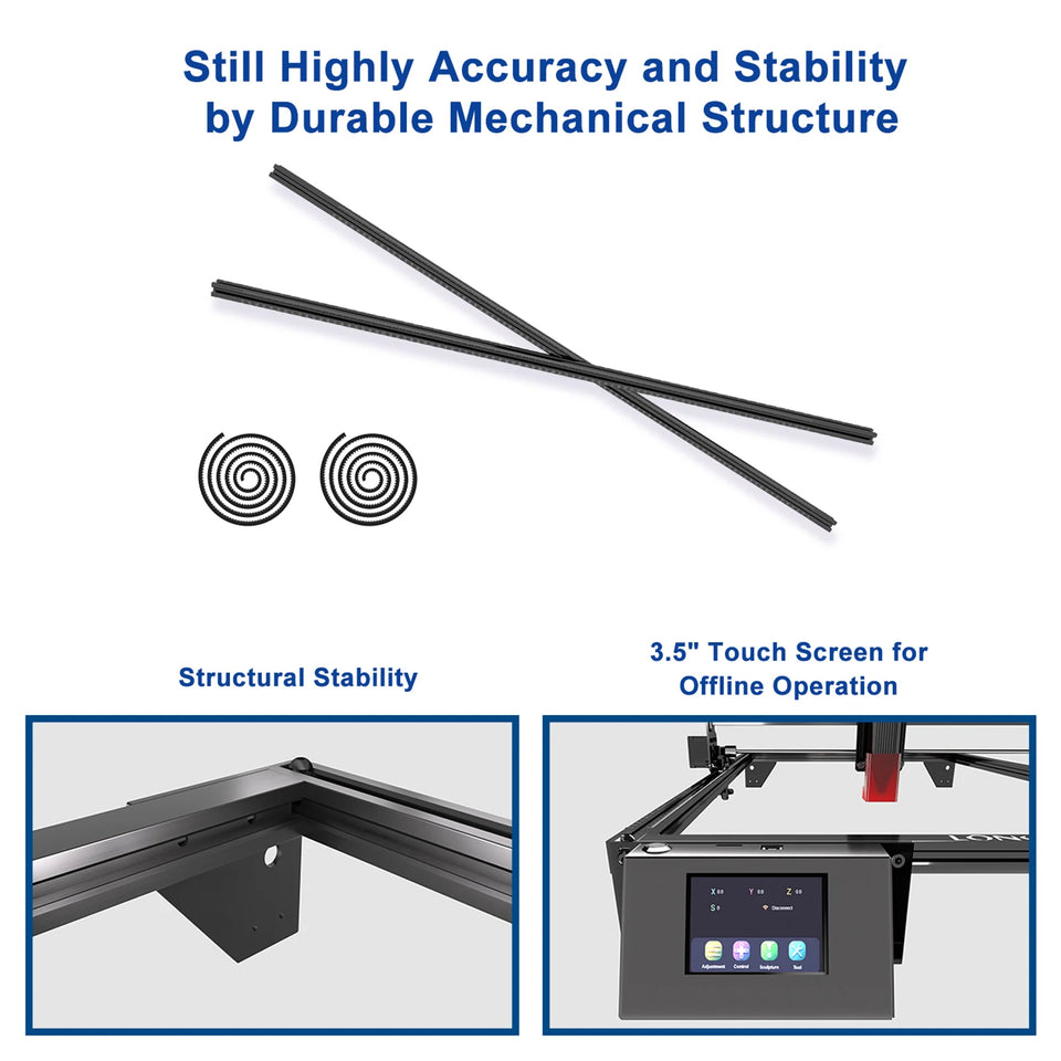 LONGER Extension Kit for Longer Laser Engraver Y-axis Expansion Kit Suitablr for RAY5 5W/10W/20W Laser Cutter and Engraver