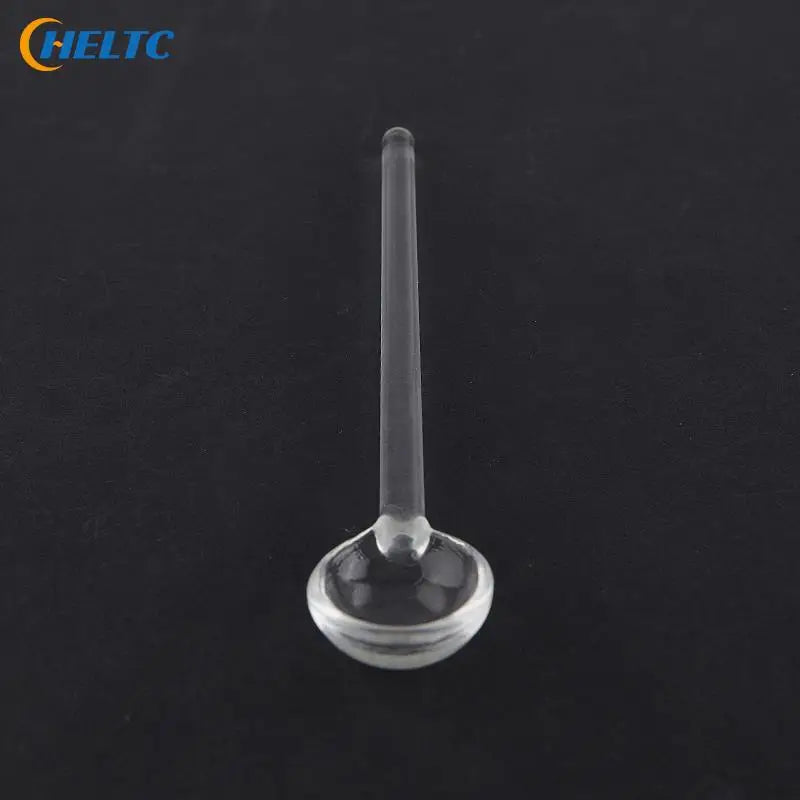 1PCS Transparent  Long Handle Glass Tea Spoons Tableware Clear Coffee Stirring Spoons Flatware For Home Kitchen Restaurant