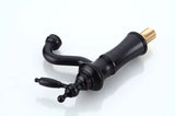 Chrome Basin Faucet Brass Black 360° rotatable basin faucet European-style Hot and Cold mixing faucet Brushed