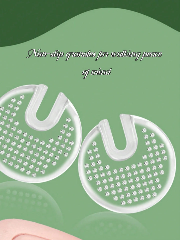 10 pairs Soft flip Flop Gel Cushions Pad Toe Protectors for Thong Sandal lnserts Guards insoles Shoes Grip Pads Metatarsal Pad