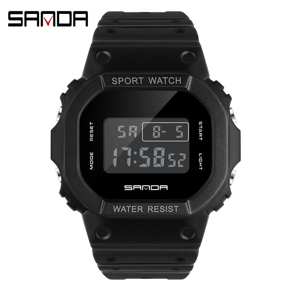 SANDA G Style Digital Watch Men Waterproof Ms Watch Sport Men Watches Boy Girl Electronic Clock Relogio Masculino Relógio Mulhe
