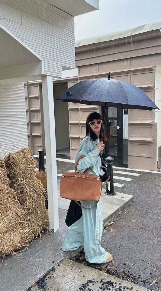 Winter Matte Coffee Camel Grey Large Tote Russian Style Real Suede Cow Leather Women Handbag Nubuck Commuter Office Shoulder Bag