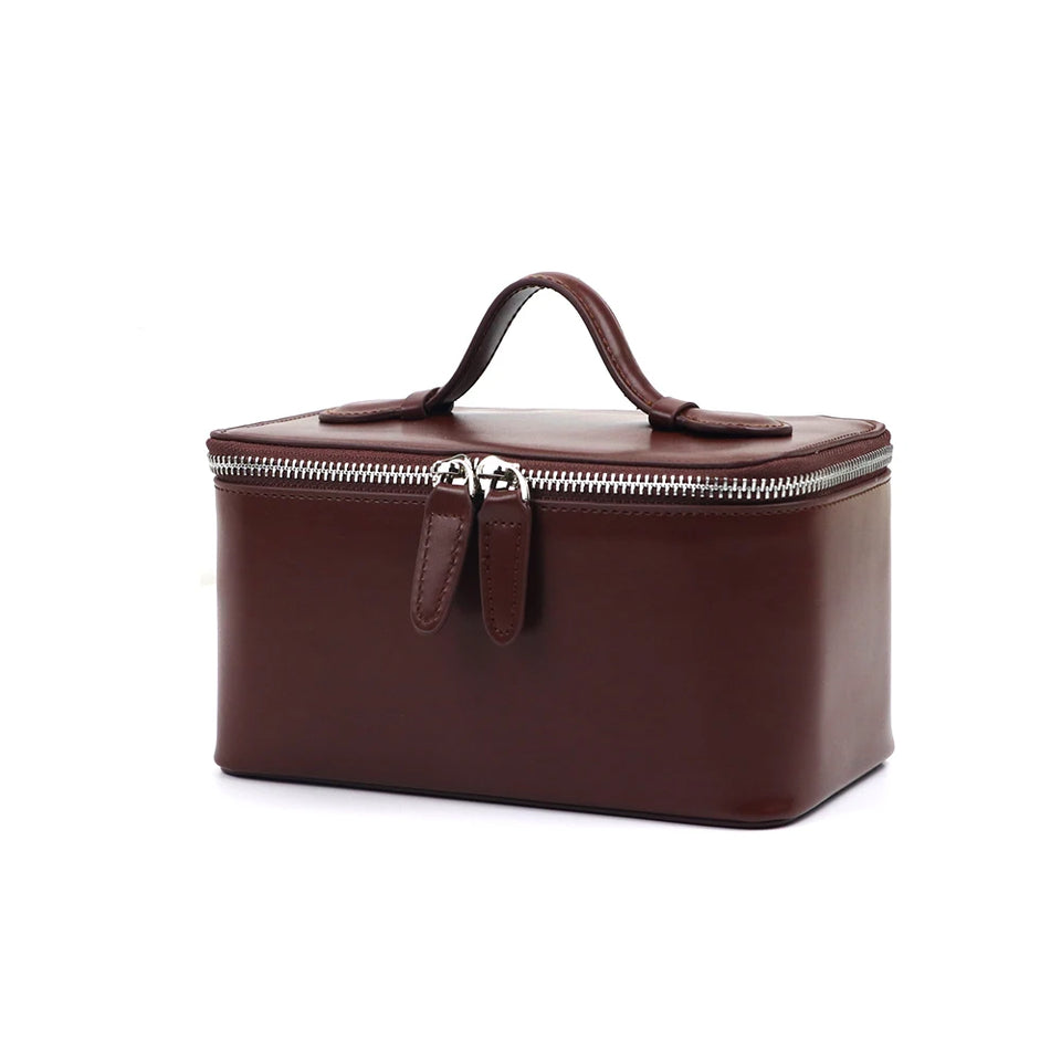 Free Personalized Patent PU leather Women's Mosmetic Bag Waterproof toiletry bag lady handbag Travel Portable Makeup Bag