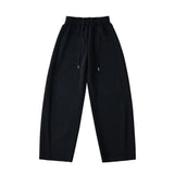 Street Sle High Waist Wide Leg Sport Pants Women's Casual Loose Straight Leg Trousers Coffee Color Trendy Spring Autumn
