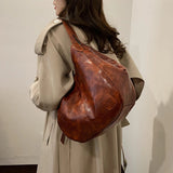 Womens Hand Bags Soft PU-Leather Shoulder Bags Ladies All-Matching Shopping Dating Bag Large Capacity Crossbody Bag Gift