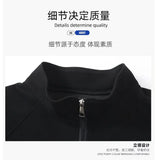Big Size Clothing Store Sweatshirt Men Half Turtleneck Zip-up Long Sleeve Pullover Male Loose Fit Spring Autumn Large Plus 10XL