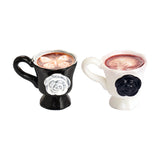 3pcs/set Miniature Dollhouse Rose Coffee Cup Drinks Kitchen Food For Doll Accessories Girl Toy