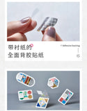 Japan Kingjim COFFRET Beauty Collection Label Sticker Colorful Translucent Creative Pattern Advanced Decoration Collage Bookmark