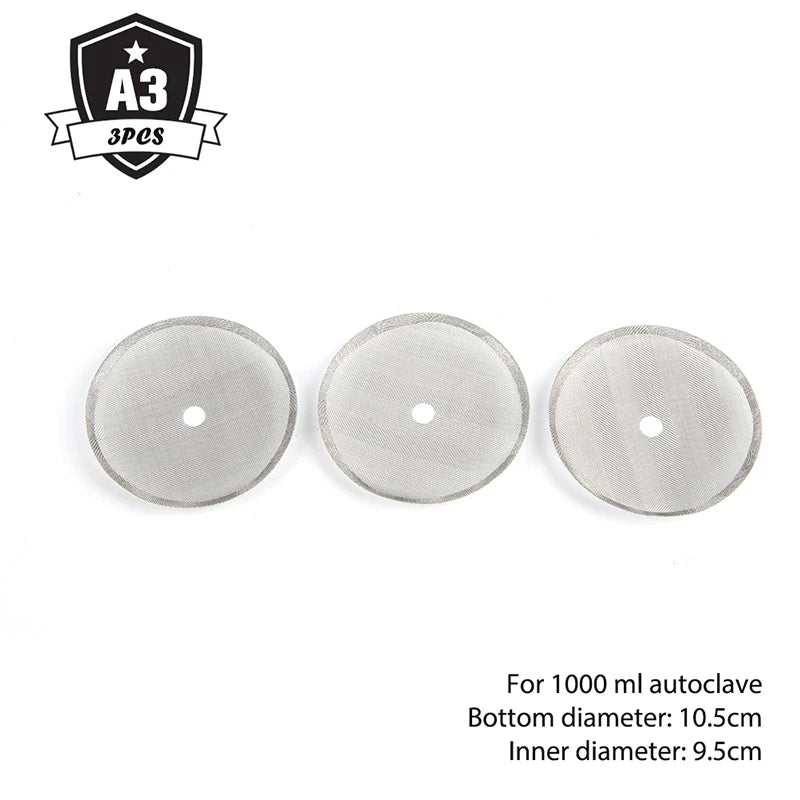 3Pcs 1000ml/800ml/350m Reusable Stainless Steel French Press Coffee Maker Detachable Mesh Filter