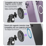 Cellphone Magnetic Base With 1/4 Screw Hole For MagSafe 13 14 15 Pro Phone Stand Magnet Car Phone Holder Accessories