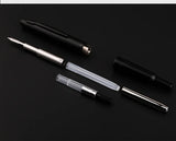MOONMAN A1 Metal Press Fountain Pen EF 0.4MM Nib Fish Scale Pattern Design Writing Ink Pens Stationery School Office Supplies
