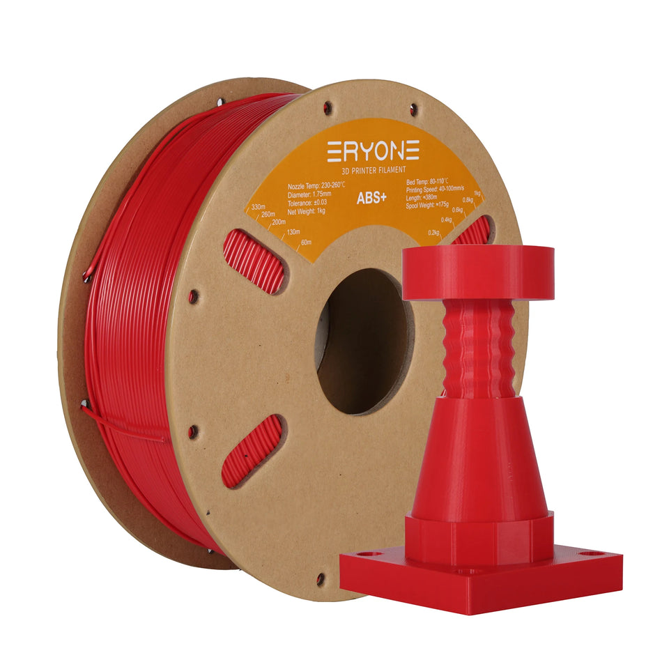 ERYONE 3KG ABS Plus Filament 3D Print 1.75mm ± 0,03 mm,Black White,abs+ Filament,1KG/Spool