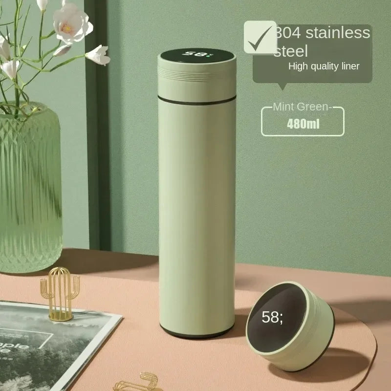 500ML Stainless Steel Thermos Cup with Separator 316 Smart Cup High Value Gift Cup Coffee Cup Father's Gift Cold Cup To Business