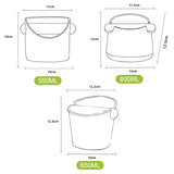 Shock-Absorbent Coffee Knock Box Anti-slip Espresso Dump Bin For Coffee Grounds With Removable Knock Bar Coffee Grind Waste Bin