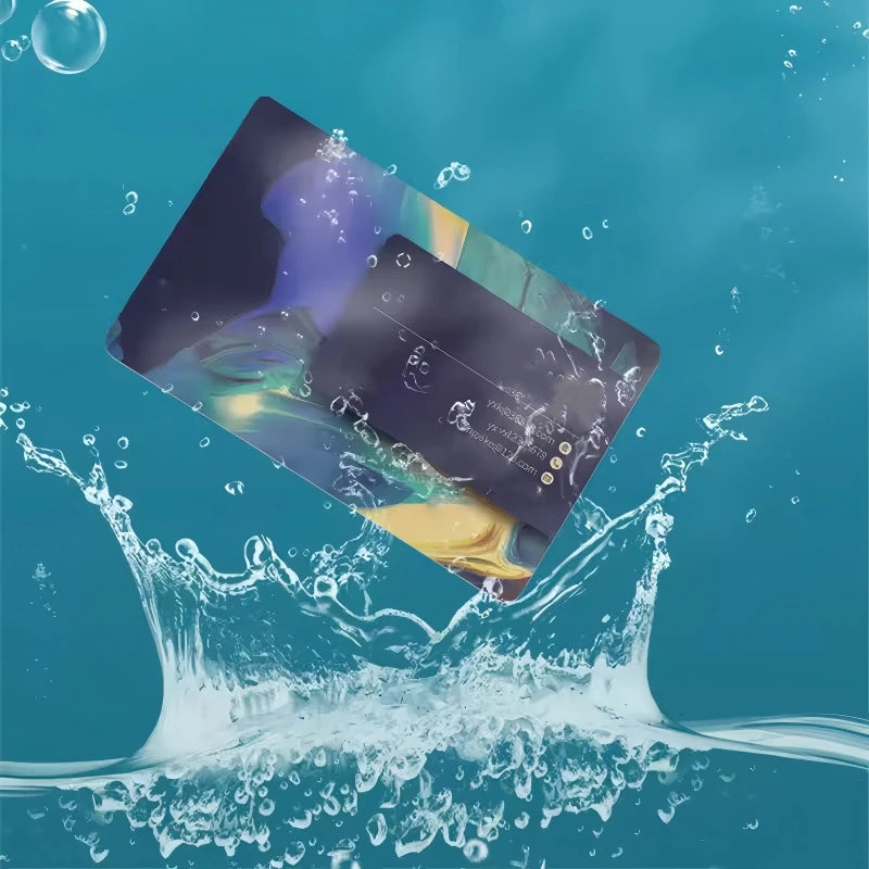 Custom PVC Business Cards Personalized Waterproof Plastic Cards Rounded Corners Glossy/Matte/Frosted Free Design