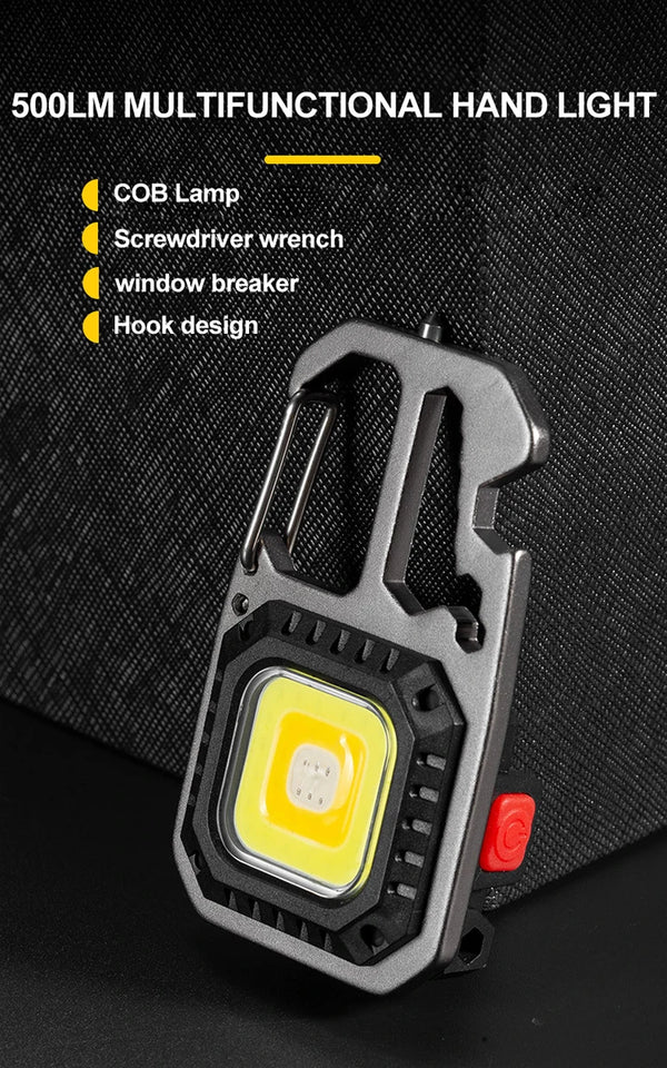 Ultra Small Mini LED Light Small Flashlight Keychain Light Strong Light Ultra Light Portable Flashlight