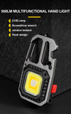 Ultra Small Mini LED Light Small Flashlight Keychain Light Strong Light Ultra Light Portable Flashlight