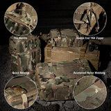 KRYDEX Tactical Modular Pouch Set Outdoor Backpack Organizer Travel Suitcase Packing Cubes Hunting Gear