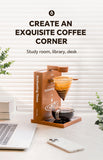 Foldable Portable Coffee Machine American Drip Pour Coffee Maker Travel Electric Automatic Brew Coffee Tea Home Office Appliance