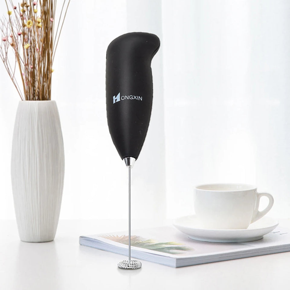 Electric Whisk Portable Handheld Blender Coffee Milk Stirrer Kitchen Tools Stainless Steel Milk Frother