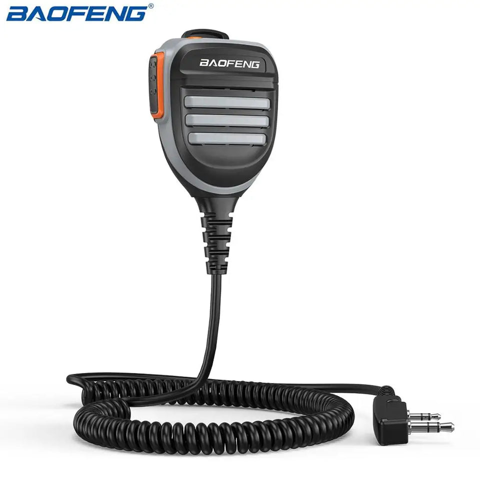 Baofeng BF-780 Dual PTT Remote Shoulder Walkie Talkie Speaker Microphone Mic For UV-5R BF-888S 5RH 21 PRO Quansheng UV-K5 UV-K6