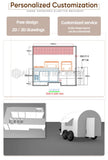 Hot Sale Mobile Coffee Cart Food Trailer Fully Equipped Customized Street Van Kiosk Food Truck with CE DOT Certification