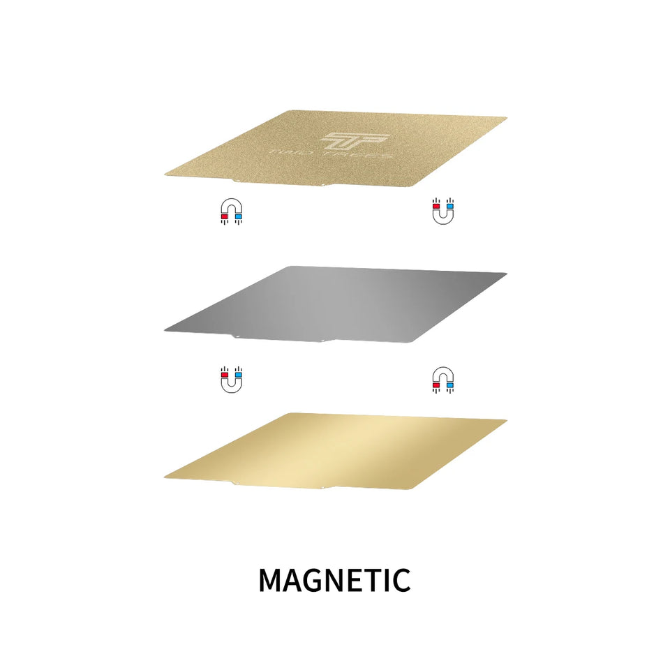 3D Printer PEI Magnetic Base Smooth and Powder Coated Spring Steel Plate Double-Sided Printing Hot Bed for Ender3 CR-10S Voron