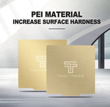 3D Printer PEI Magnetic Base Smooth and Powder Coated Spring Steel Plate Double-Sided Printing Hot Bed for Ender3 CR-10S Voron