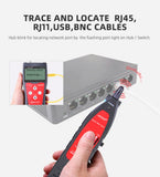 NOYAFA NF-300 Network Coax Cable Tester Measure RJ45 BNC Cable Length Anti-Interference Wire Locator Network Monitoring Tracker