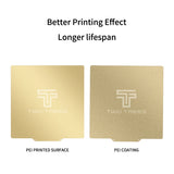3D Printer PEI Magnetic Base Smooth and Powder Coated Spring Steel Plate Double-Sided Printing Hot Bed for Ender3 CR-10S Voron