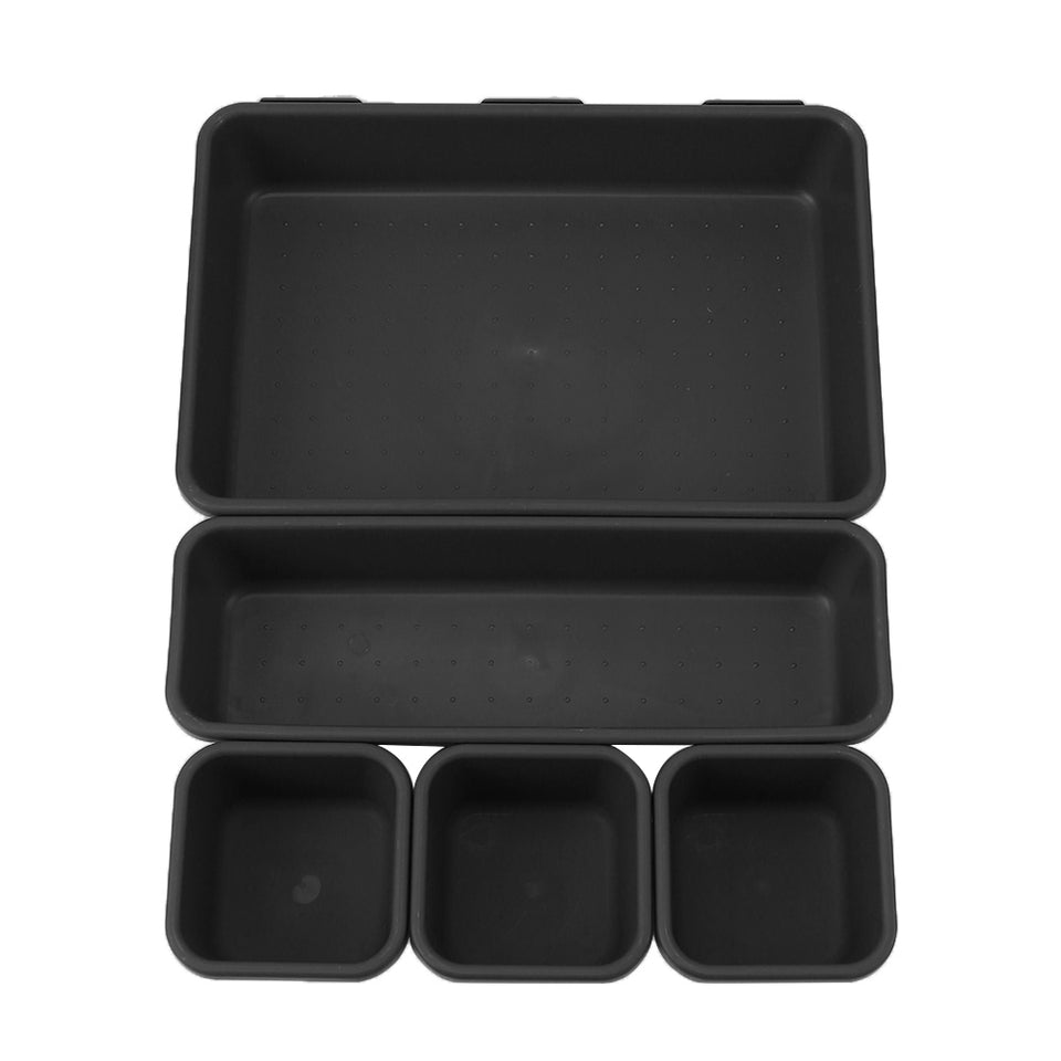 Make Up Organizer Box Storage Drawer Storage Box Closet  Cover Kitchen Bathroom Storage Trays 8pc/set Sundries Jewellery Holder