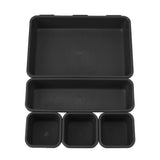 Make Up Organizer Box Storage Drawer Storage Box Closet  Cover Kitchen Bathroom Storage Trays 8pc/set Sundries Jewellery Holder