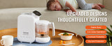 SucceBuy Baby Food Maker 430W with 750 ml Tritan Bowl SUS304 5 in 1 Blender Steamer Grinder for Food Fruit Vegetable Meat