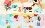 Children's Cat Toys Pretend Toys Cat Character Toy Set Children's Toys Interactive Cat Role Playing Realistic Cat Care Center