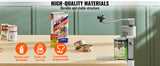 SucceBuy Manual Can Opener Commercial Table Opener with Base Heavy Duty Can Opener Adjustable Height Opener For Cans