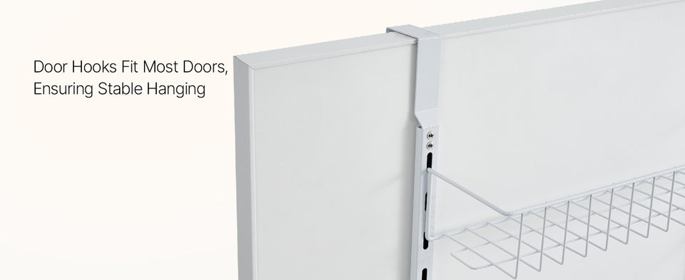 VEVOR 6/8/9/10 Tier Over the Door Pantry Organizer Heavy-Duty Steel Hanging Spice Rack, Adjustable Wall Seasoning Shelves