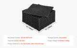 SucceBuy Interlocking Drainage Mat 12inx12in 12/24/40/50/55 Pcs Splicing Mats Non-Slip PP Drainage Floor Tile & Shower Mat